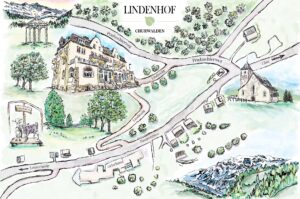 Lindenhof Hotel map Churwalden